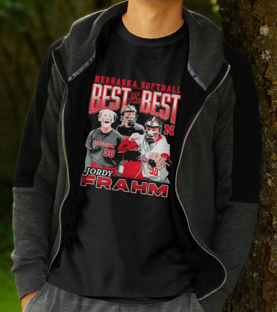 Nebraska Softball Best Of The Best Jordy Frahm 98 T-Shirt