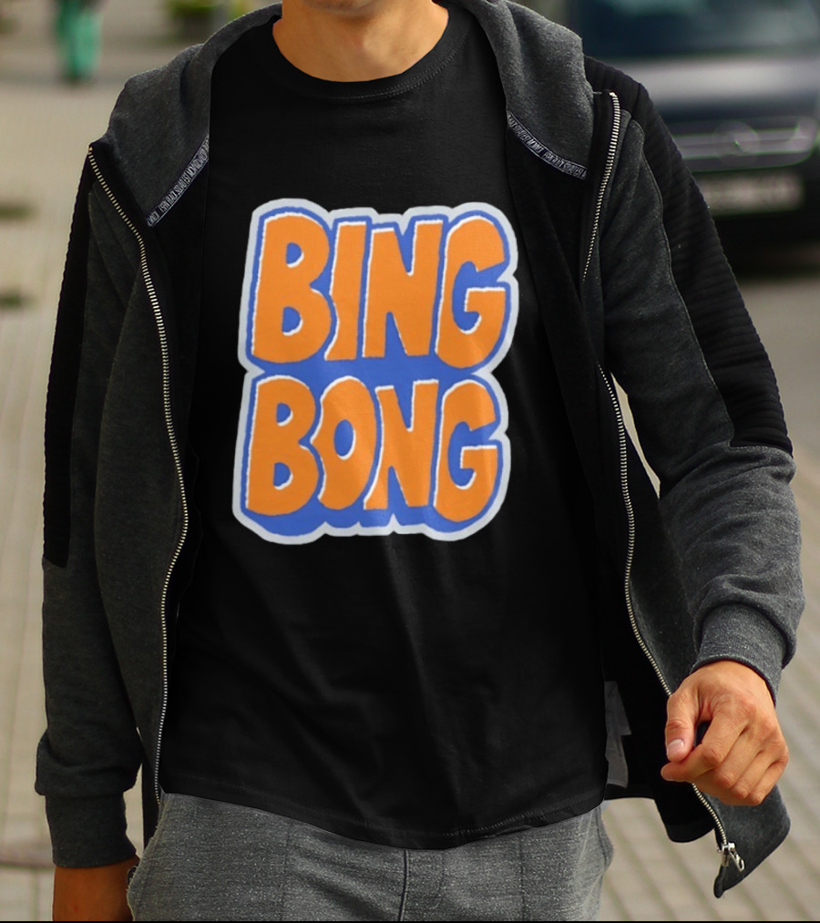 New York Knicks Basketball BING BONG Phrase T-Shirt