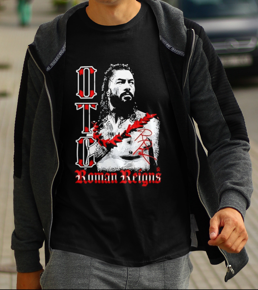 OTC Roman Reigns Wrestling Iconic Athlete T-Shirt
