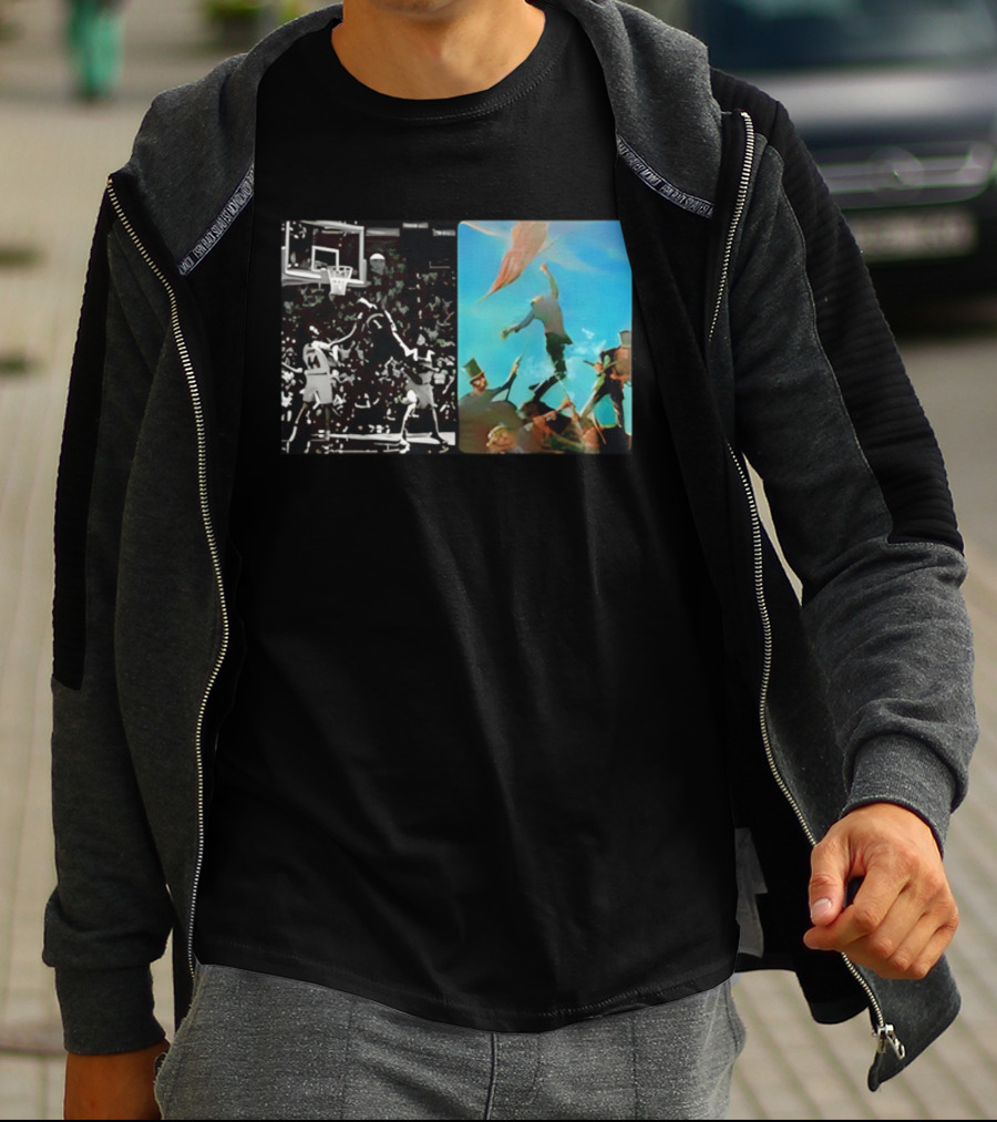 San Antonio Spurs Victor Wembanyama Dunk Alamo Basketball Celebration T-Shirt