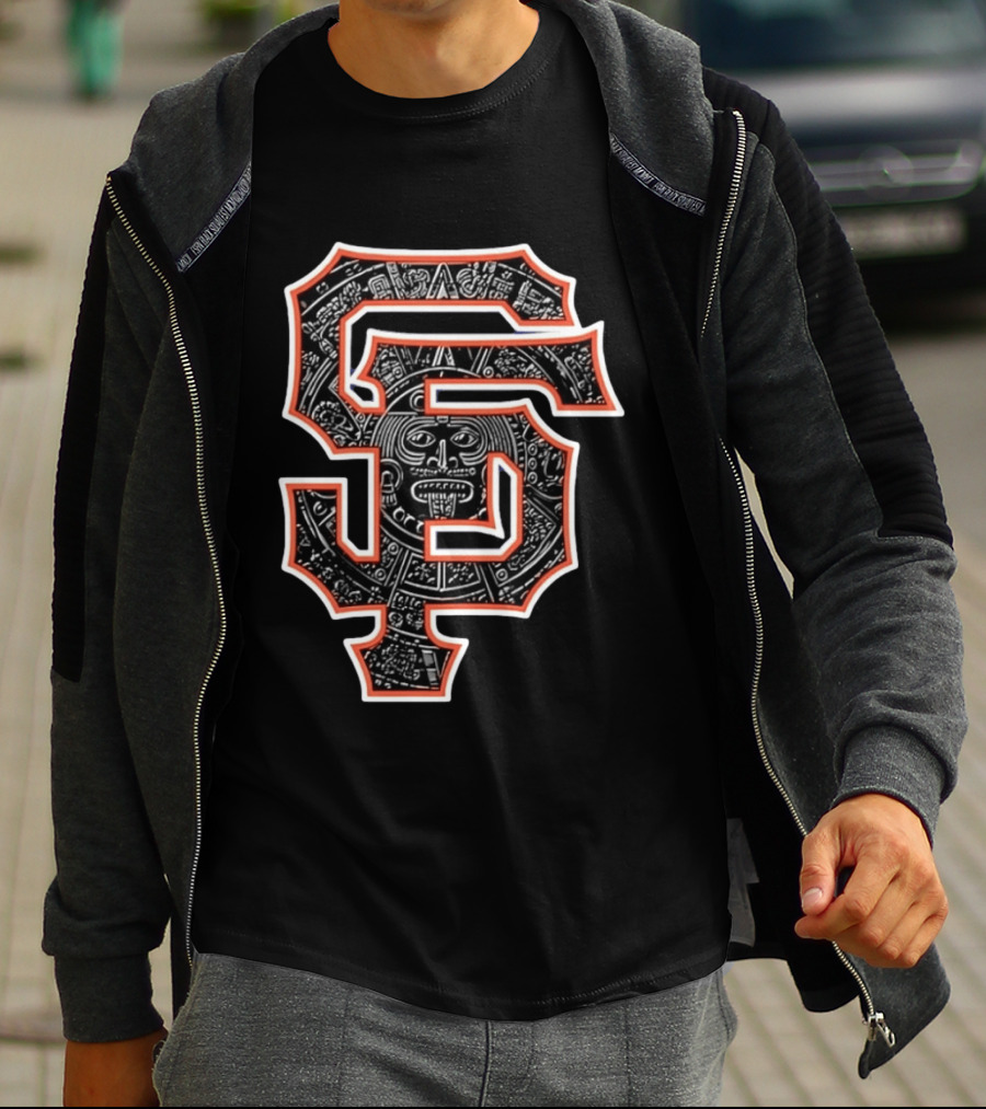 San Francisco SF Aztec Calendar T-Shirt