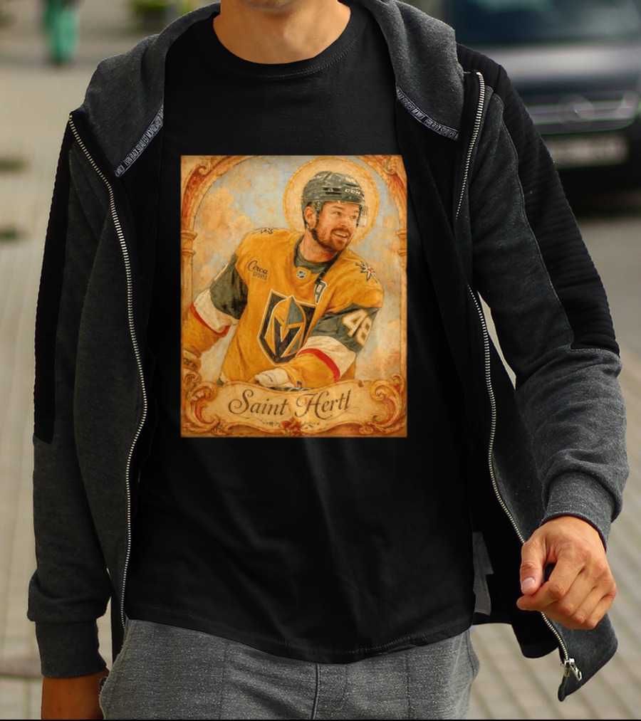 Tomas Hertl Vegas Golden Knights Saint Hertl NHL Circa Sports T-Shirt