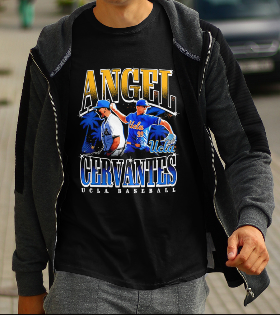 Ucla Baseball Angel Cervantes Player T-Shirt