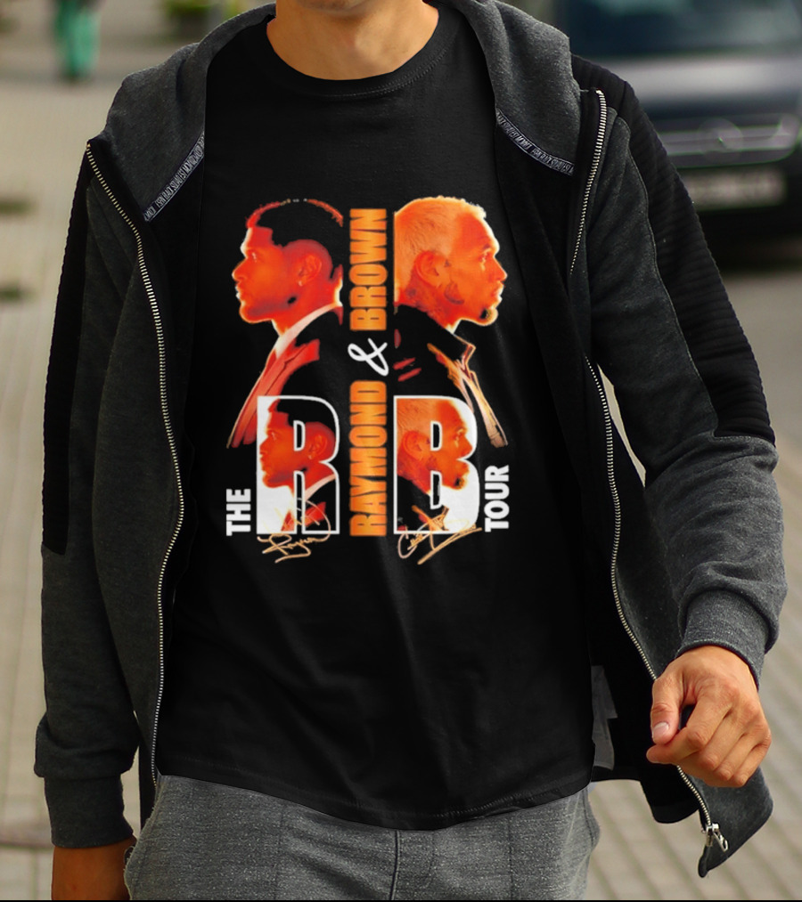 Usher Chris Brown Raymond & Brown The R B Tour Concert Signatures T-Shirt