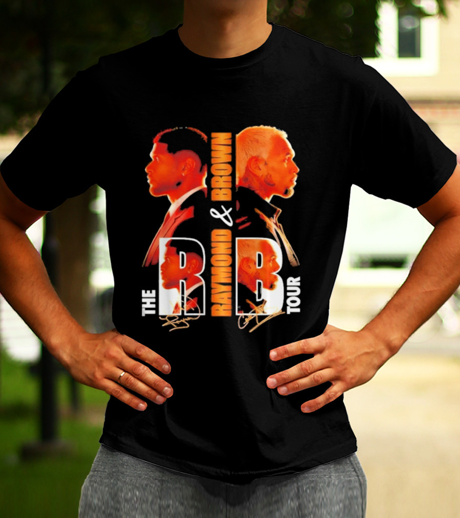 Usher Chris Brown Raymond & Brown The R B Tour Concert Signatures T-Shirt