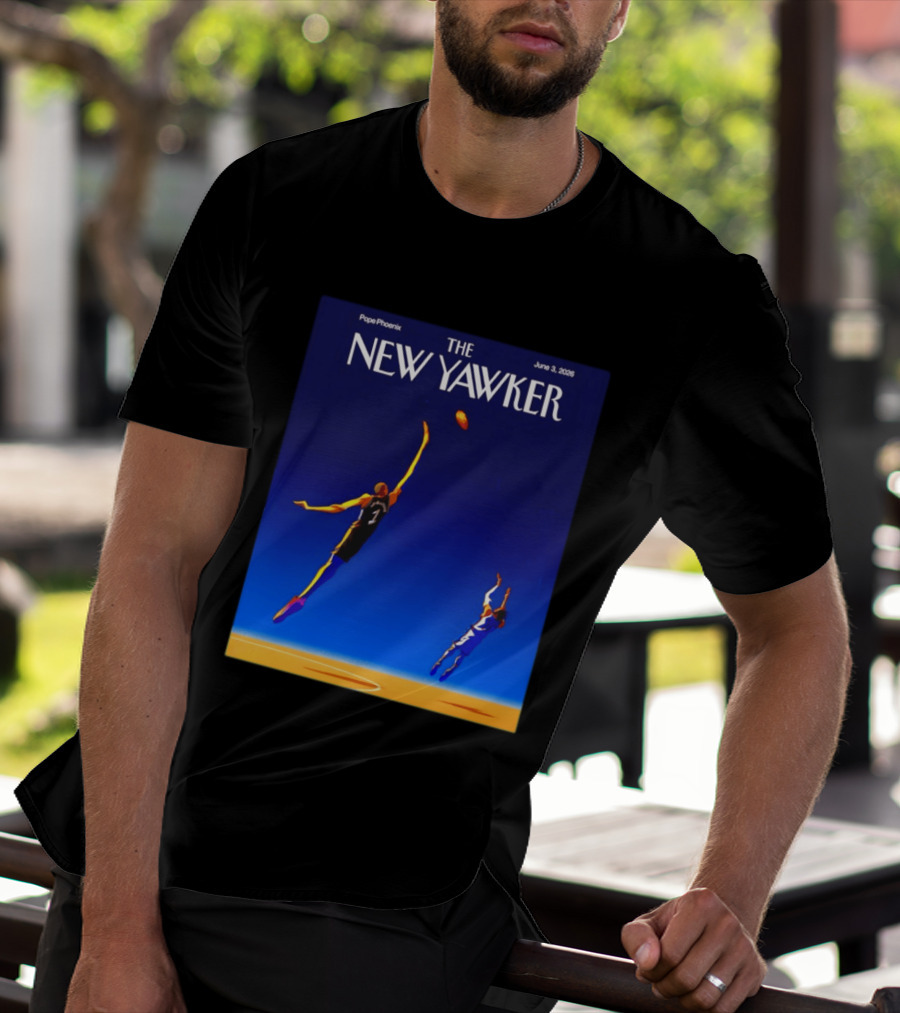 The New Yawker June 3 2026 Basketball Cover Pope Phoenix T-Shirt