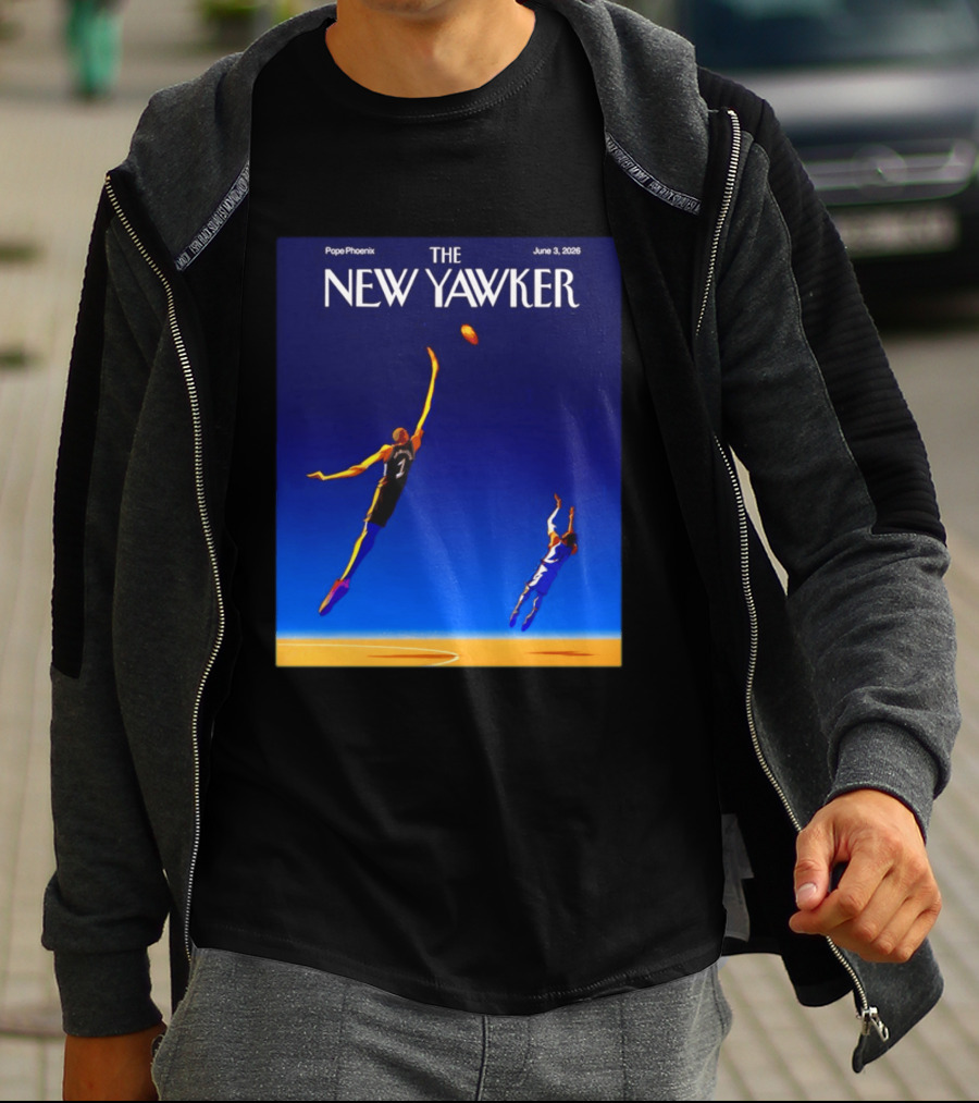 The New Yawker June 3 2026 Basketball Cover Pope Phoenix T-Shirt