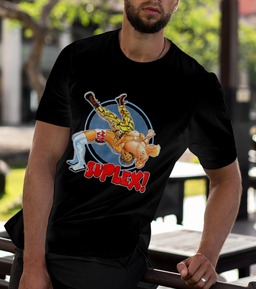 Afro Kid Wrestling Suplex Move T-Shirt