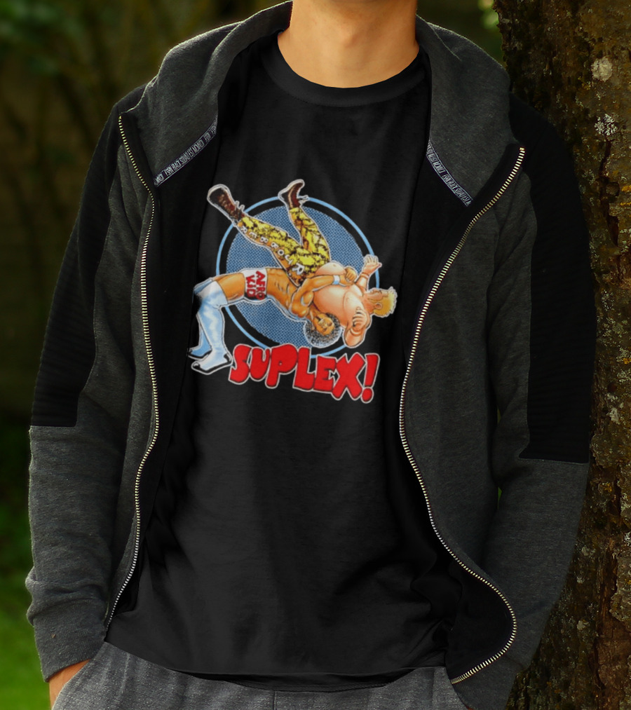 Afro Kid Wrestling Suplex Move T-Shirt