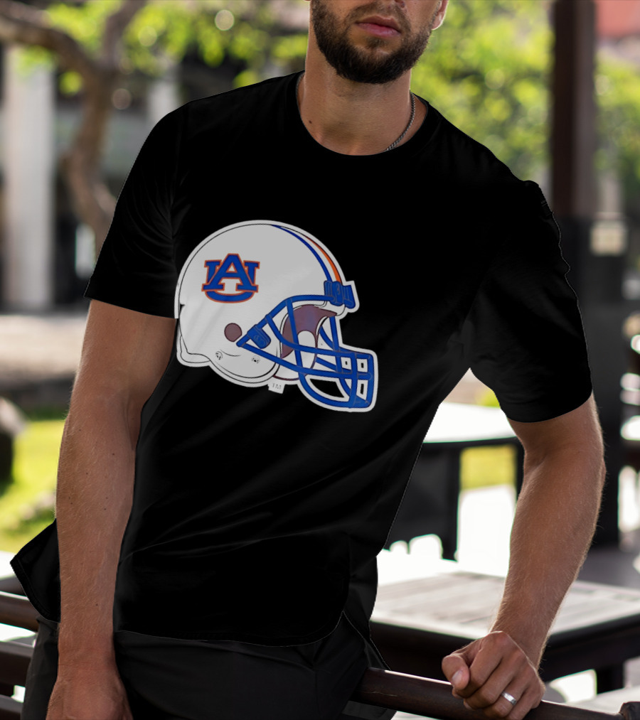 Auburn Tigers Football Helmet AU T-Shirt