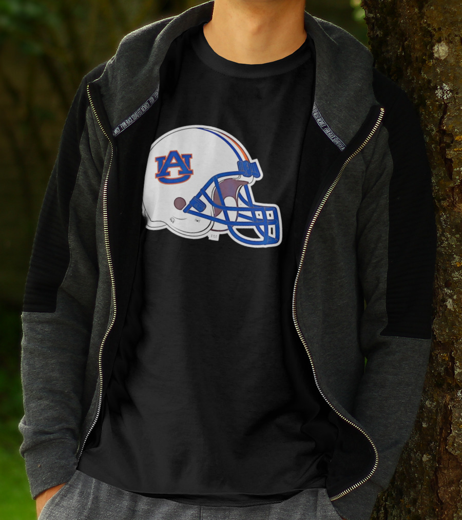 Auburn Tigers Football Helmet AU T-Shirt