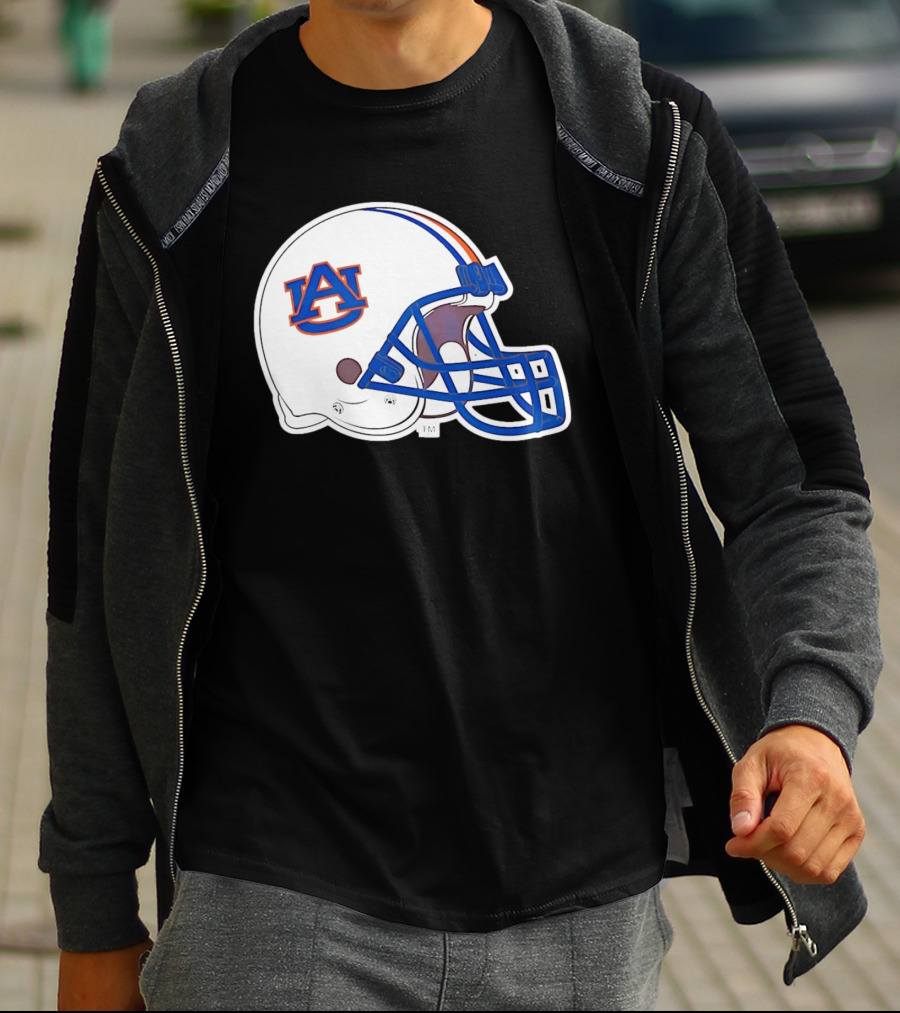 Auburn Tigers Football Helmet AU T-Shirt