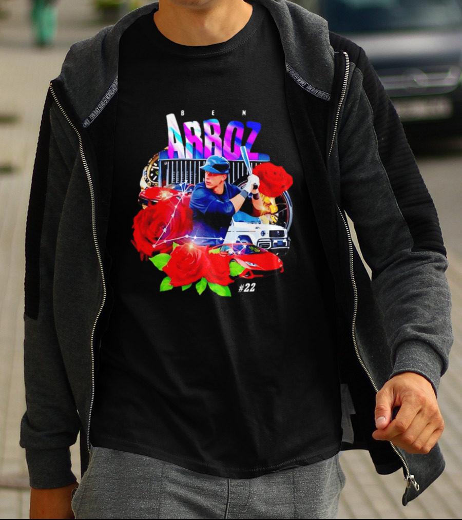 Ben Arroz New York Yankees Aaron Judge MLB 22 Luxury Sports Supercar Rose T-Shirt