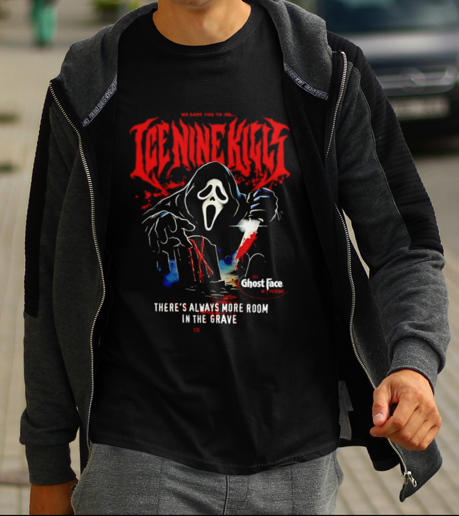 Ice Nine Kills Ghost Face There's Always More Room In The Grave T-Shirt