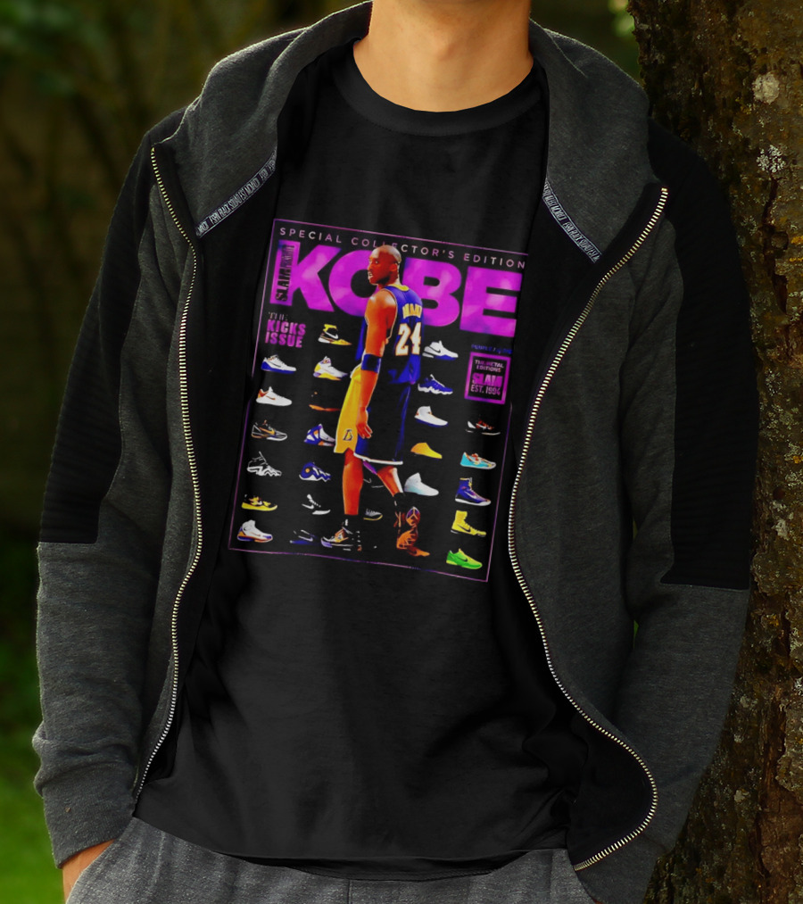 Kobe Bryant SLAM Special Collector's Edition The Kicks Issue Los Angeles Lakers 24 T-Shirt