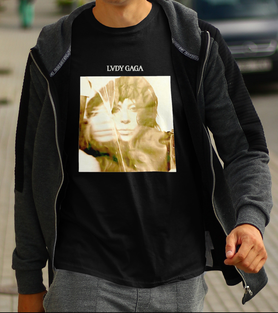 LADY GAGA LVDY Vintage Album Cover T-Shirt