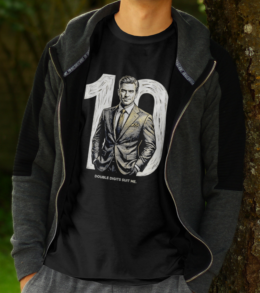 Pierce Brosnan 10 Double Digits Suit Me Timeless T-Shirt