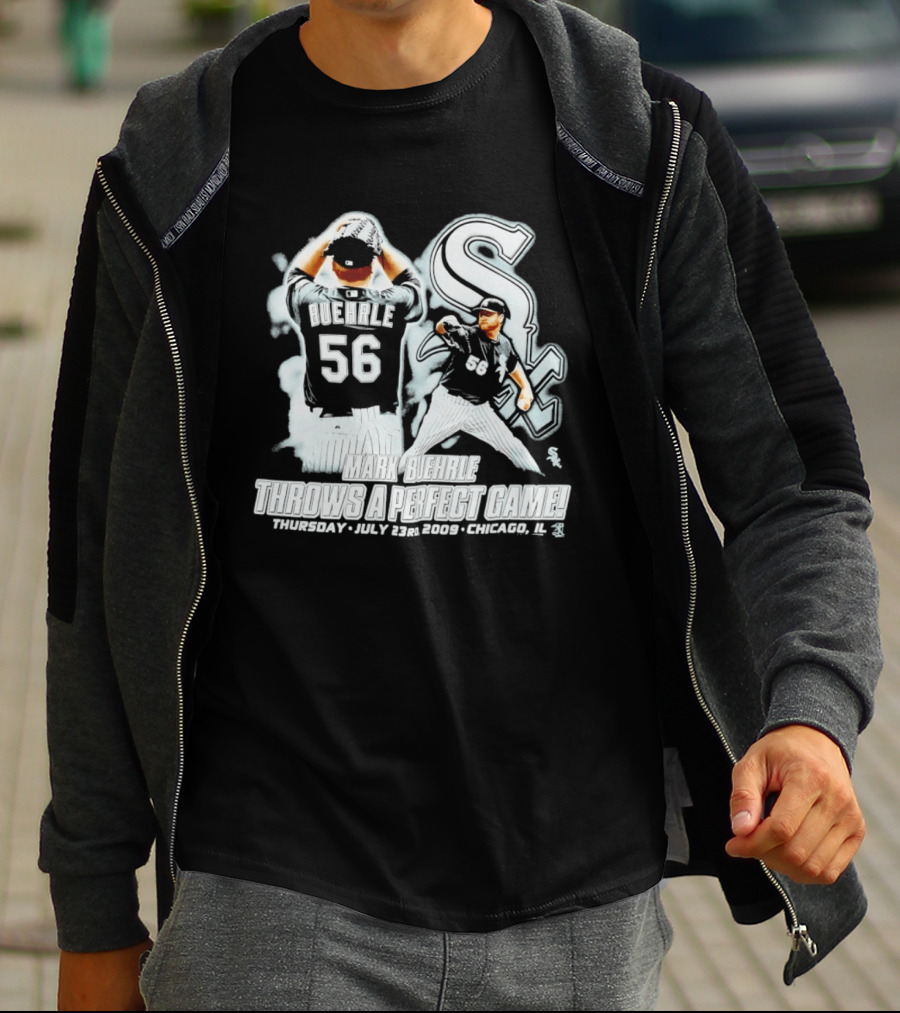 Mark Buehrle 56 White Sox Perfect Game July 23 2009 Chicago T-Shirt