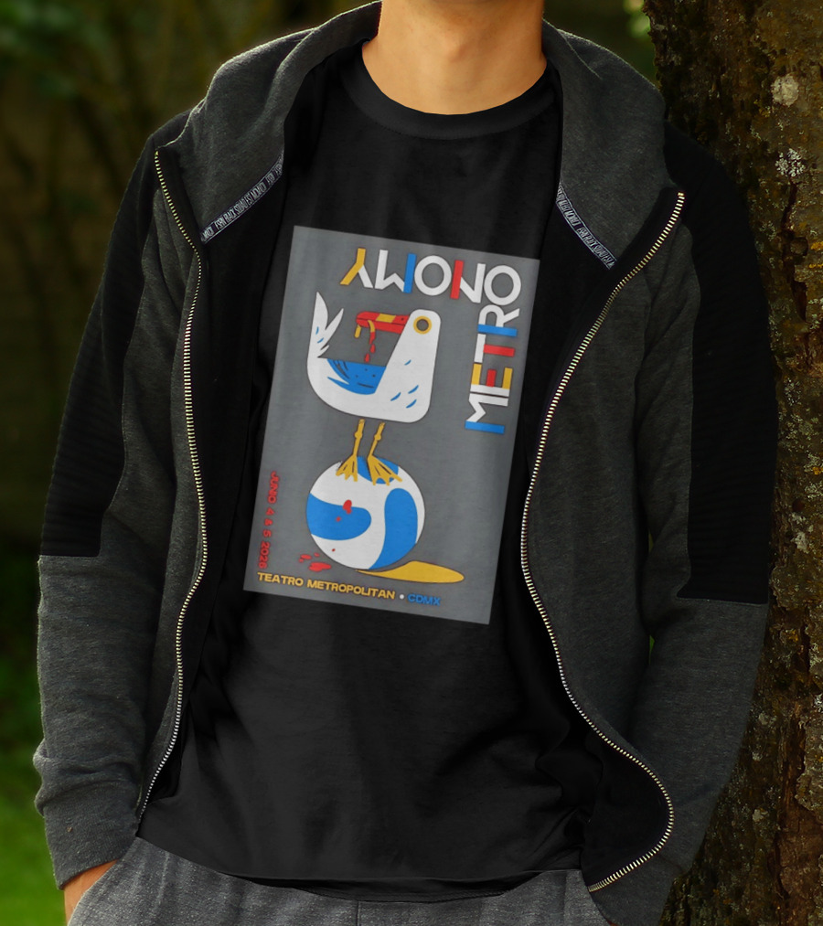 Teatro Metropolitan CDMX Junio 4 5 2026 Metronomy Event Bird T-Shirt