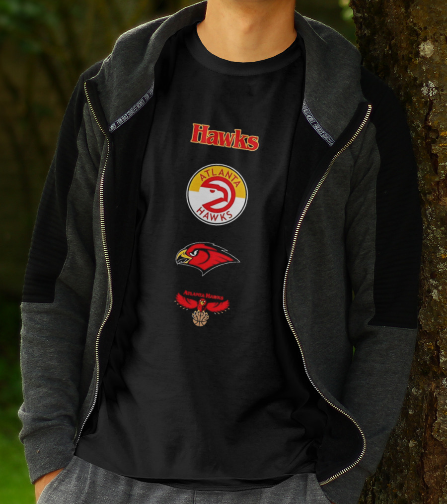 Mitchell & Ness Atlanta Hawks City Collection Vintage Logo Sports Fan Merchandise T-Shirt