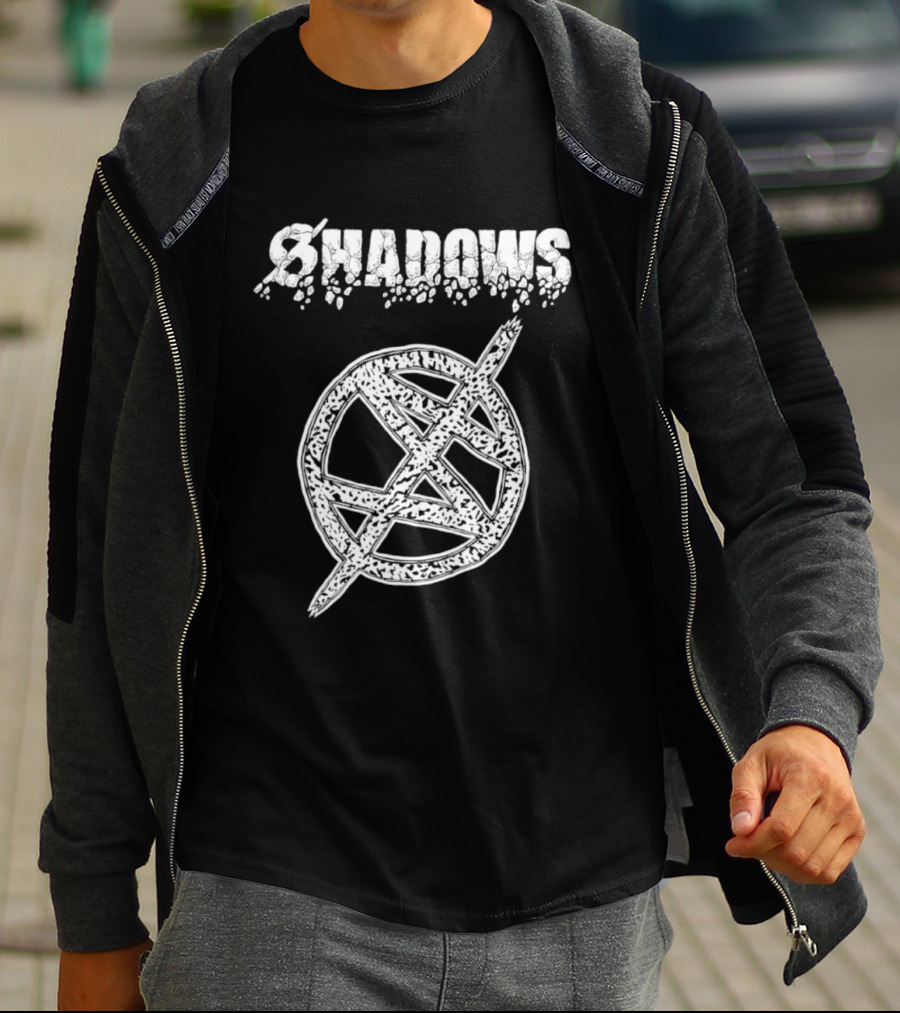Shadows Anarchy Symbol Grunge T-Shirt