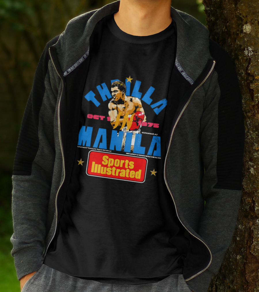 Thrilla In Manila Muhammad Ali Sports Illustrated October 1 1975 T-Shirt