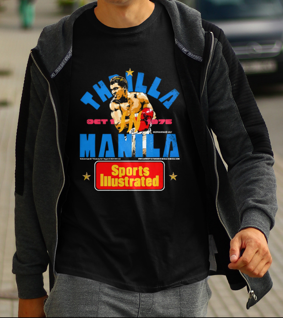 Thrilla In Manila Muhammad Ali Sports Illustrated October 1 1975 T-Shirt