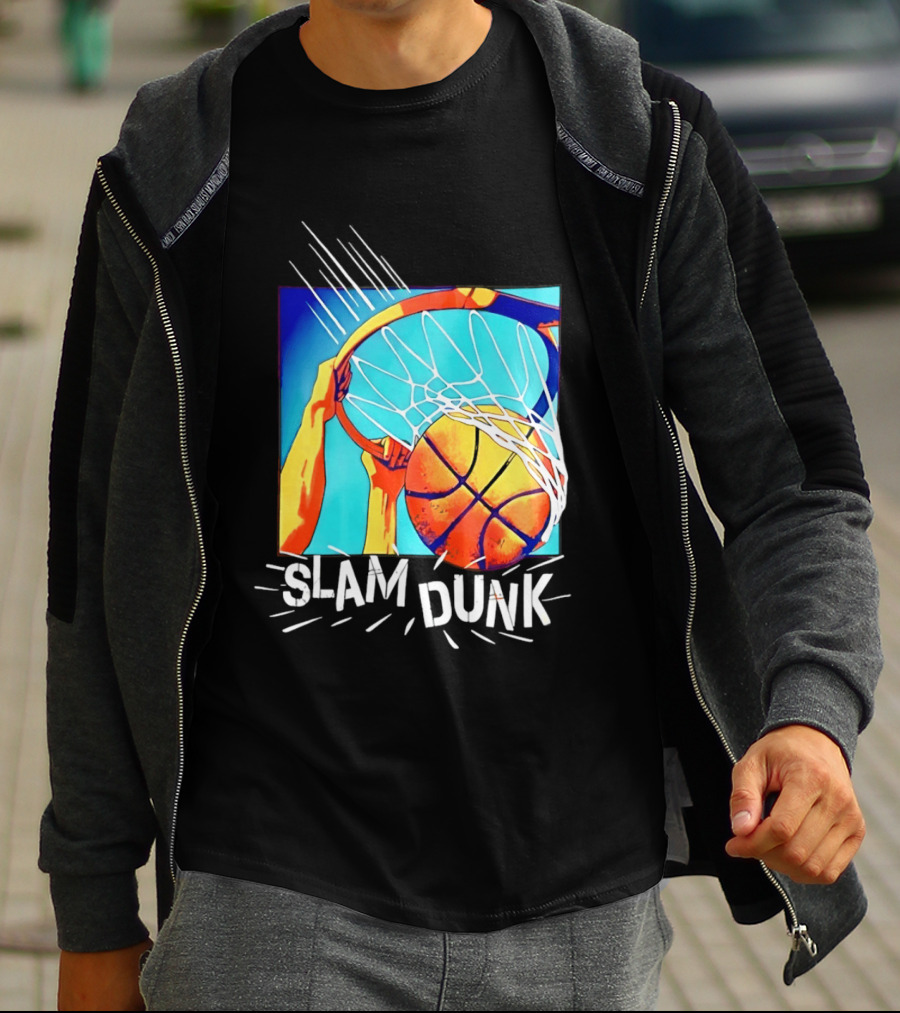 Slam Dunk Basketball Children's Place Hoop Action Kids T-Shirt