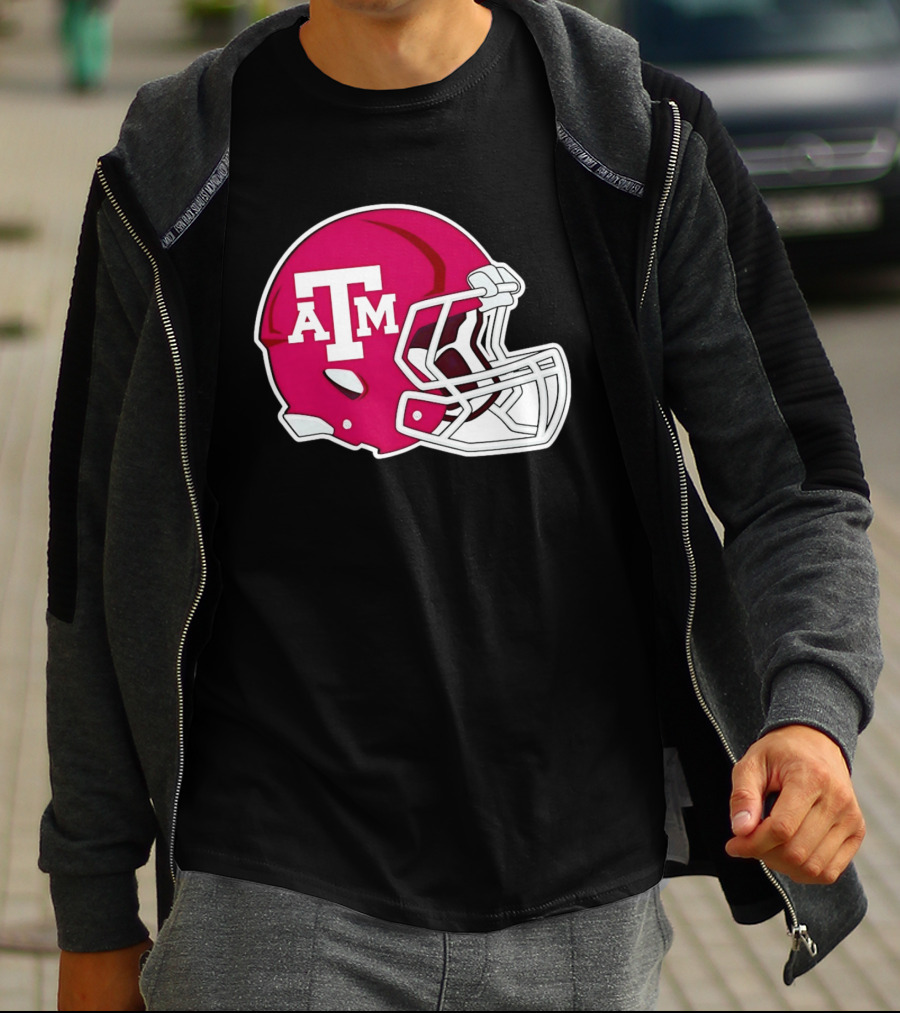 Texas A&M Aggies Football Helmet Fan Gear T-Shirt