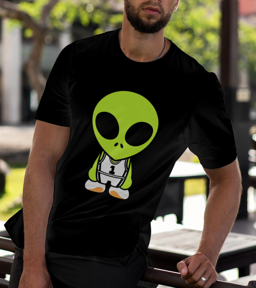 Victor Wembanyama San Antonio Spurs NBA Alien Player Number 1 Basketball T-Shirt