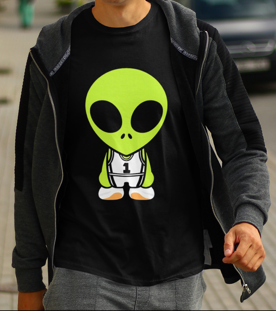 Victor Wembanyama San Antonio Spurs NBA Alien Player Number 1 Basketball T-Shirt