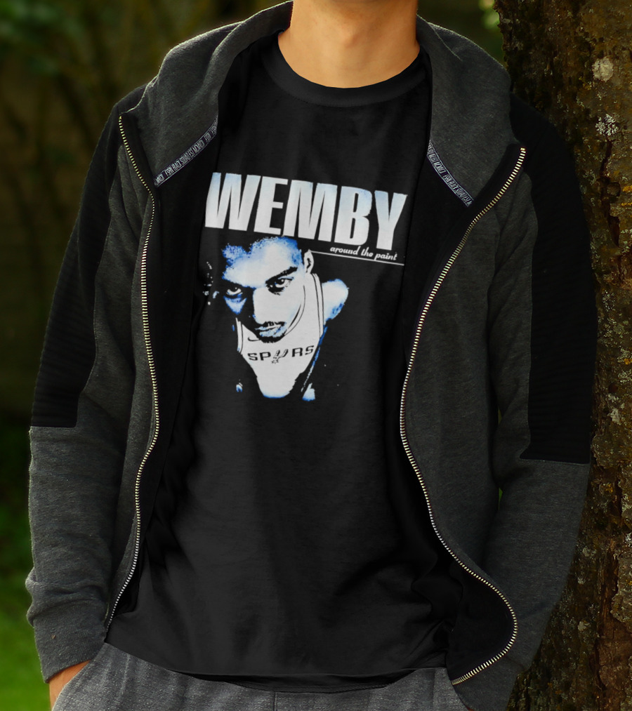 Wemby Around The Point Victor Wembanyama NBA 2026 San Antonio Spurs T-Shirt