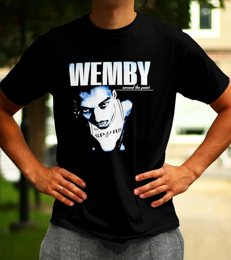 Wemby Around The Point Victor Wembanyama NBA 2026 San Antonio Spurs T-Shirt