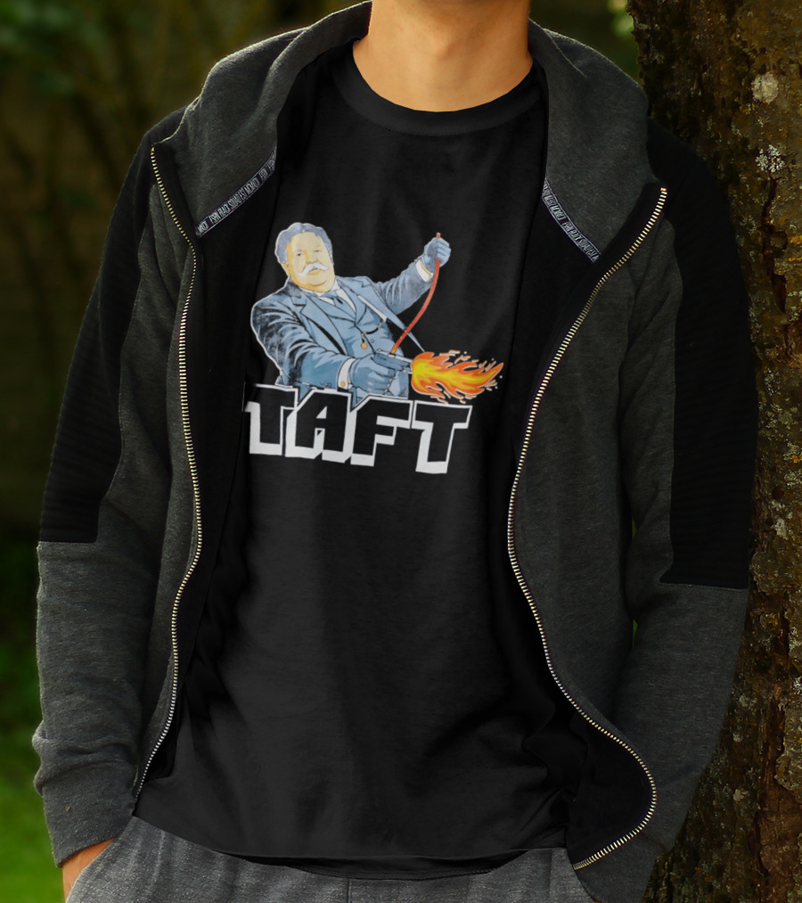 William Howard Taft Wild West Gunfire Embrace T-Shirt