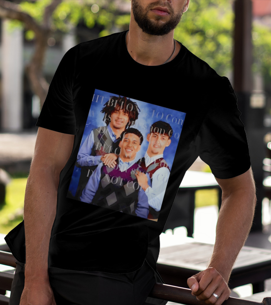 Yaxel Lendeborg Elliot Cadeau Aday Mara Step Brothers Basketball Photo T-Shirt