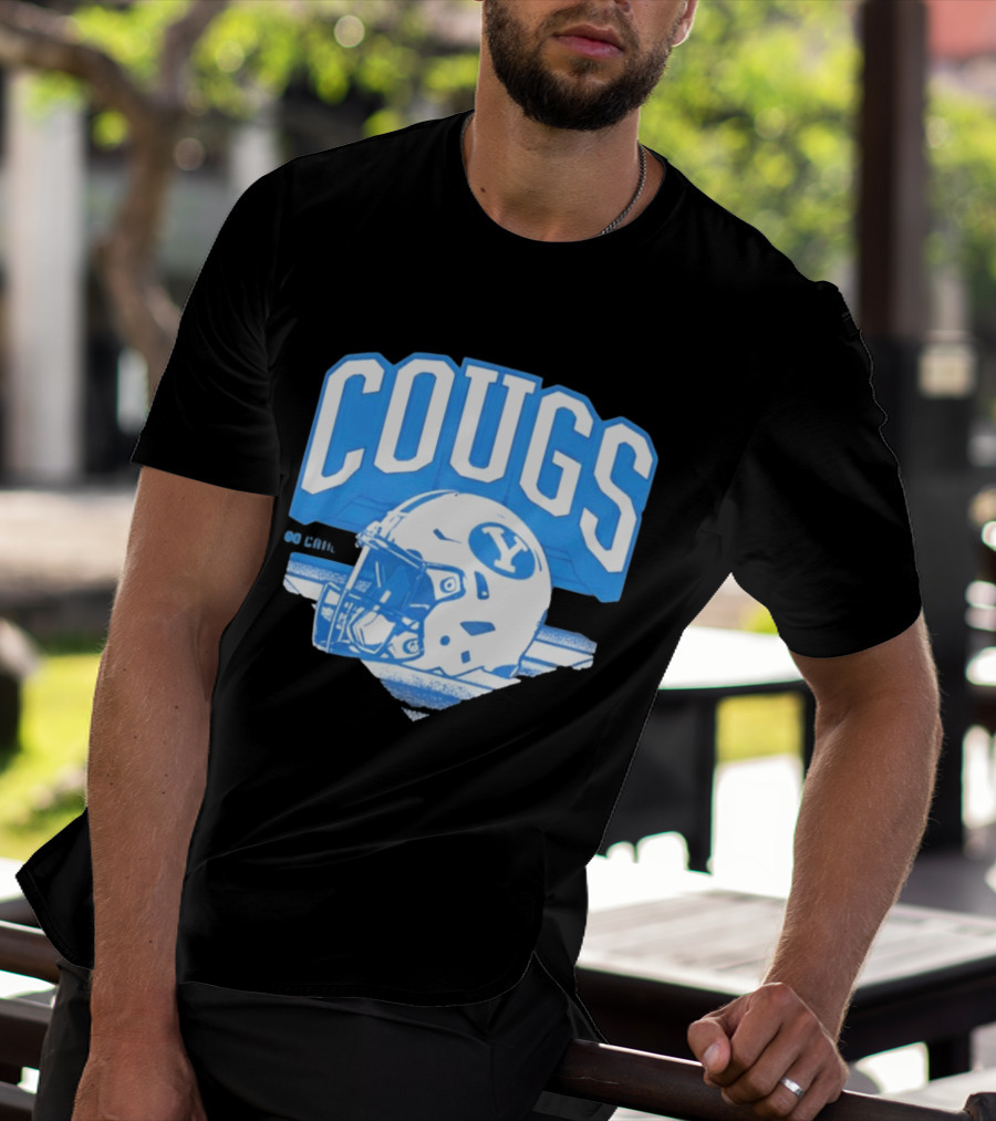 BYU Cougars Football Helmet Gameday Spirit T-Shirt
