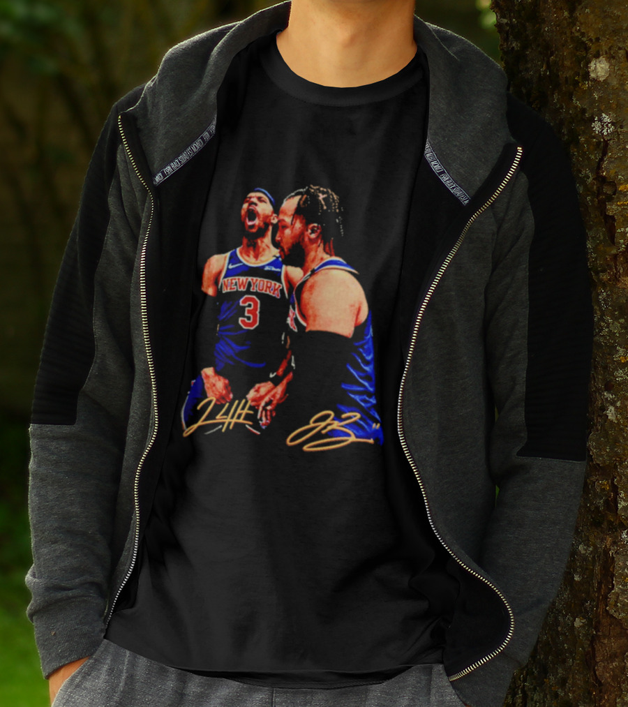 New York Knicks Jalen Brunson Josh Hart 3 11 Signature T-Shirt