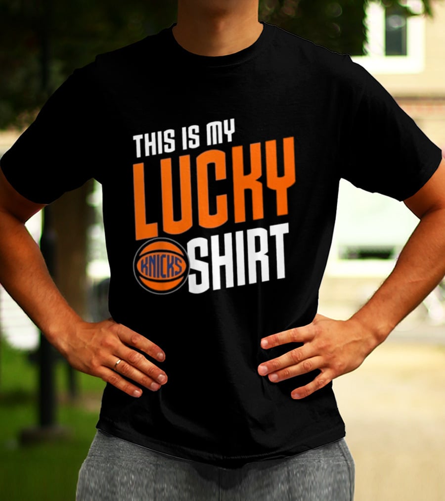 New York Knicks This Is My Lucky Knicks T-Shirt