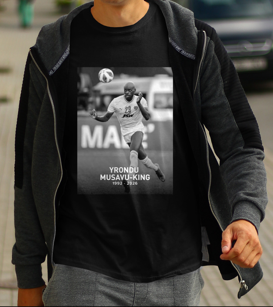 Yrondu Musavu King 29 JSW 1992 2026 Soccer Player T-Shirt