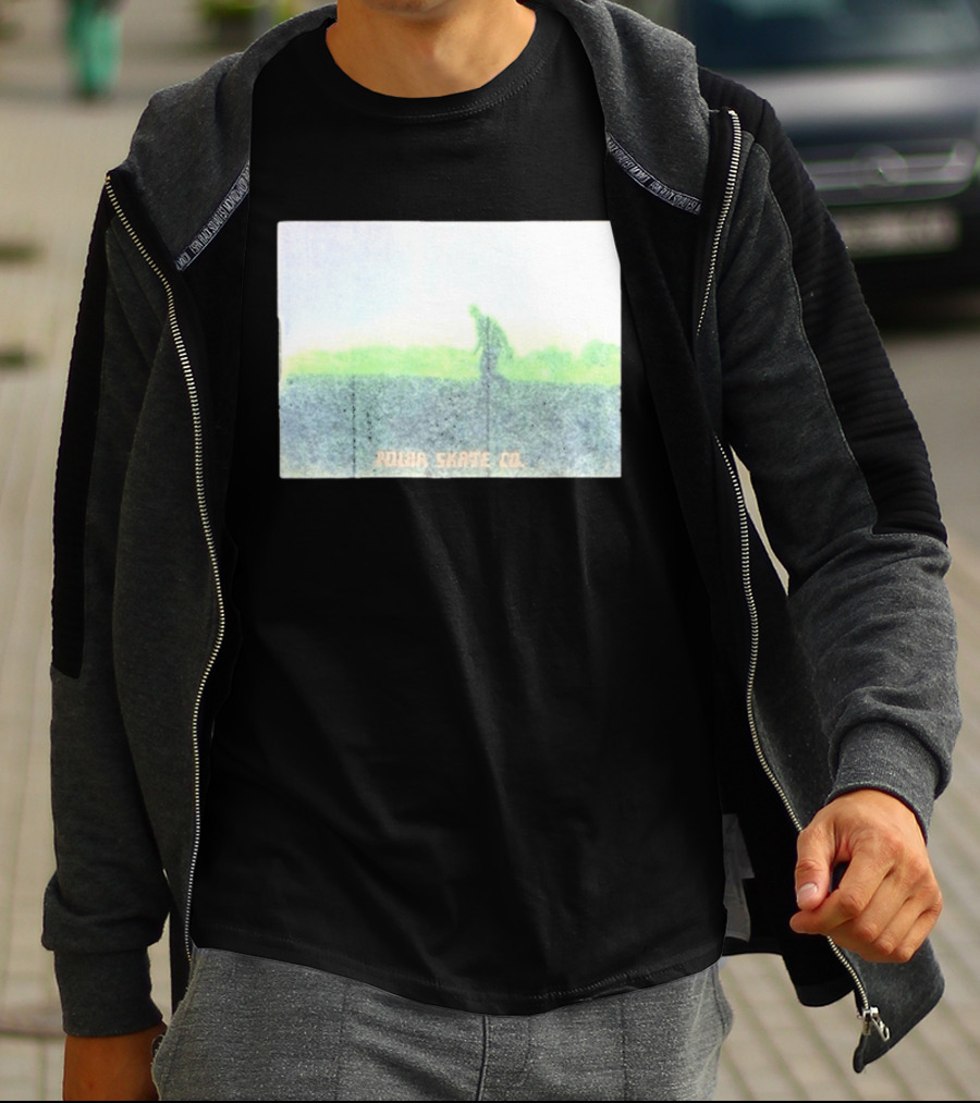 Flatspot Polar Beach Walk Contrast Polar Skate Co T-Shirt