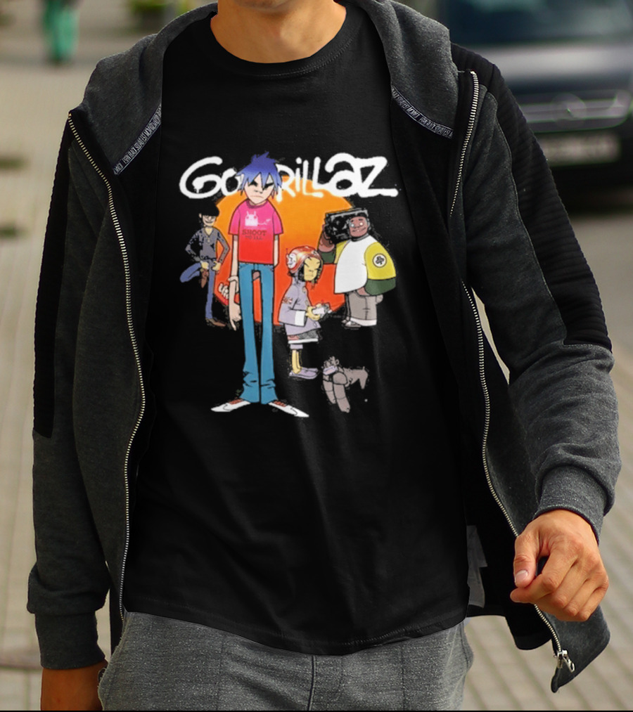Gorillaz Summer Tour 2026 Band Members T-Shirt
