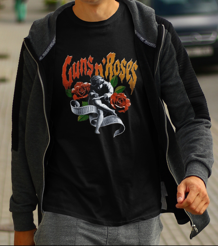 Guns N Roses World Tour 2026 Exclusive Dates T-Shirt