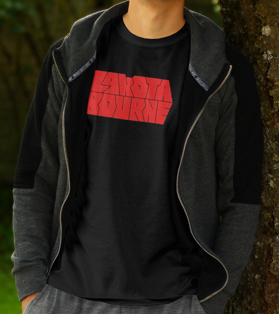 Lakota Bourne Bold Red Block T-Shirt