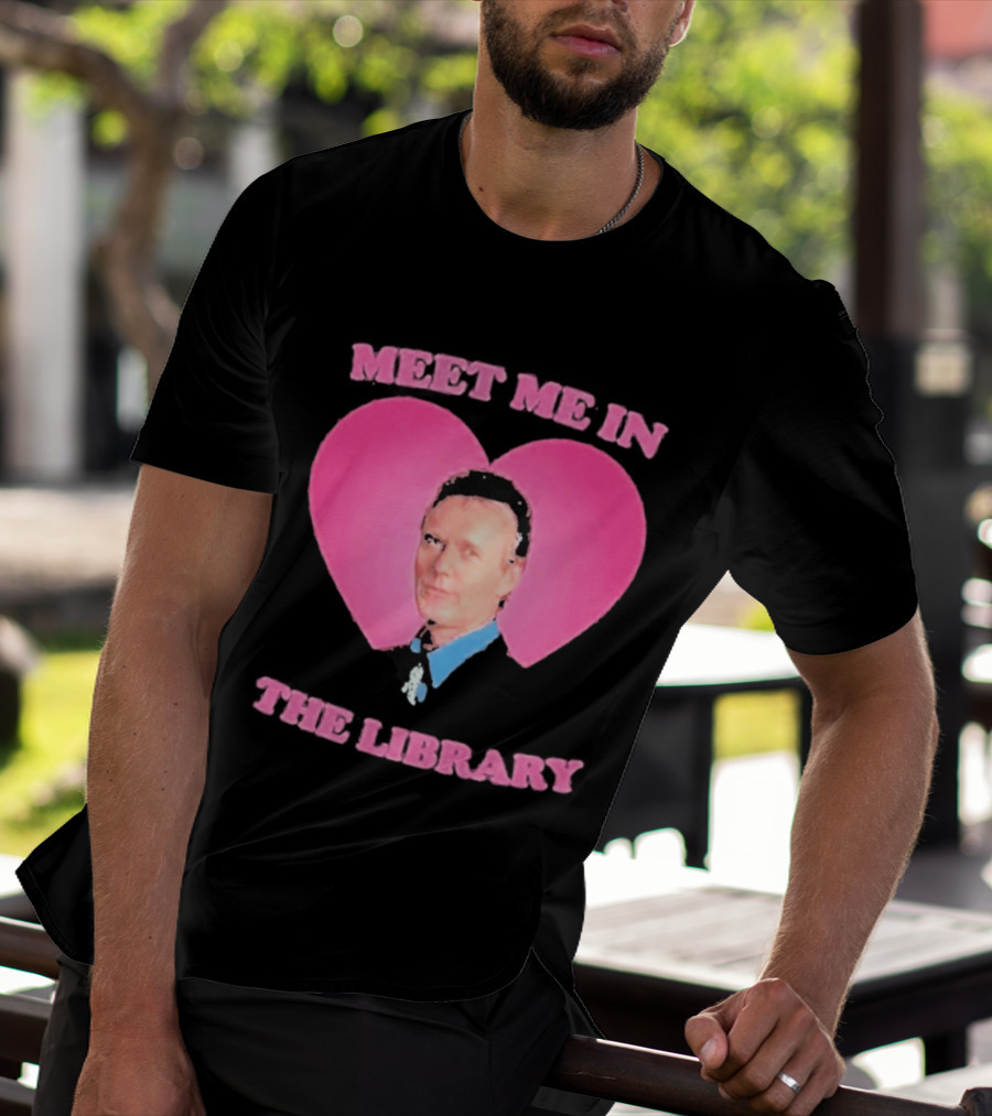 Meet Me In The Library Pink Heart Anthony Head Rupert Giles 2026 T-Shirt