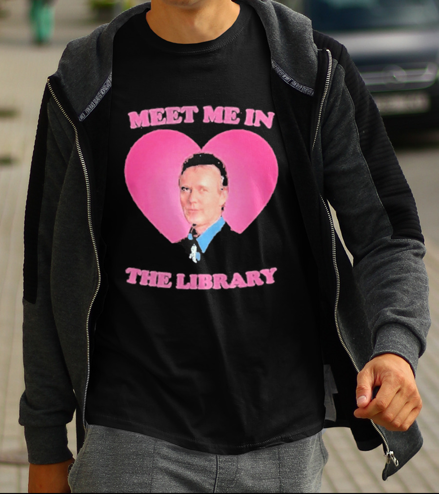 Meet Me In The Library Pink Heart Anthony Head Rupert Giles 2026 T-Shirt