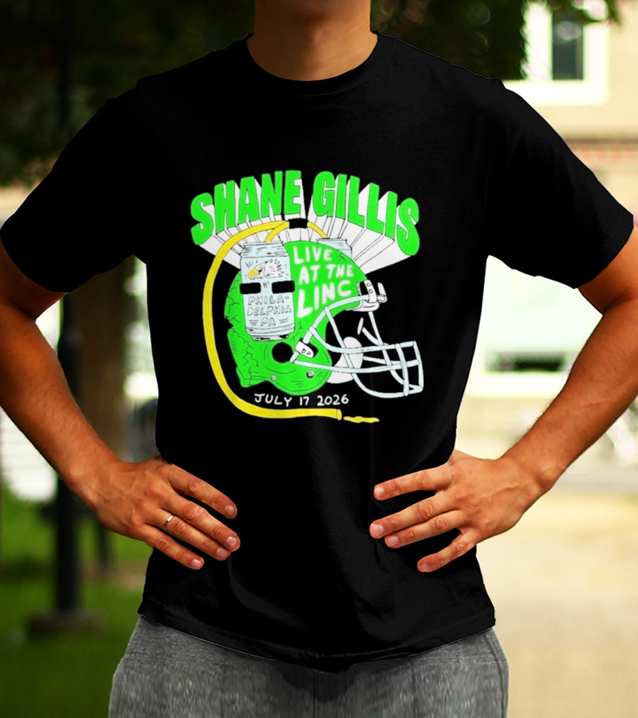 Shane Gillis Live At The Linc Philadelphia July 17 2026 Helmet T-Shirt
