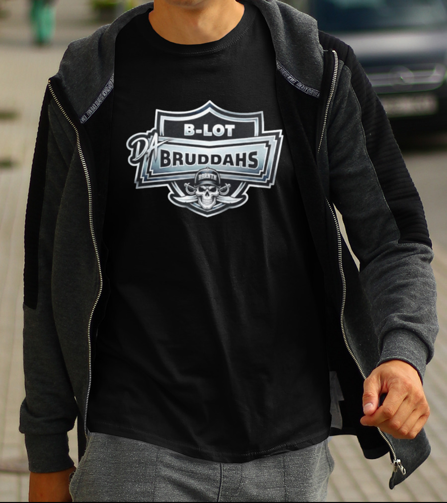 B Lot Da Bruddahs R8rntn Skull T-Shirt