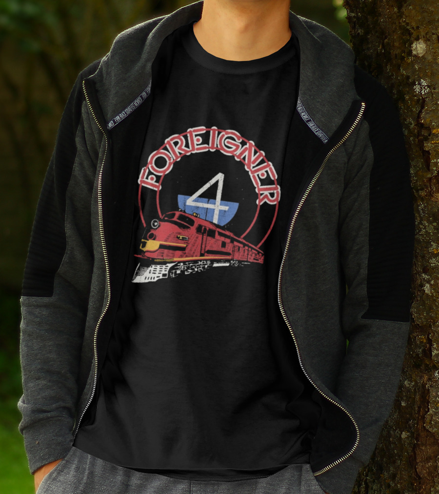 Foreigner 4 Train Red T-Shirt