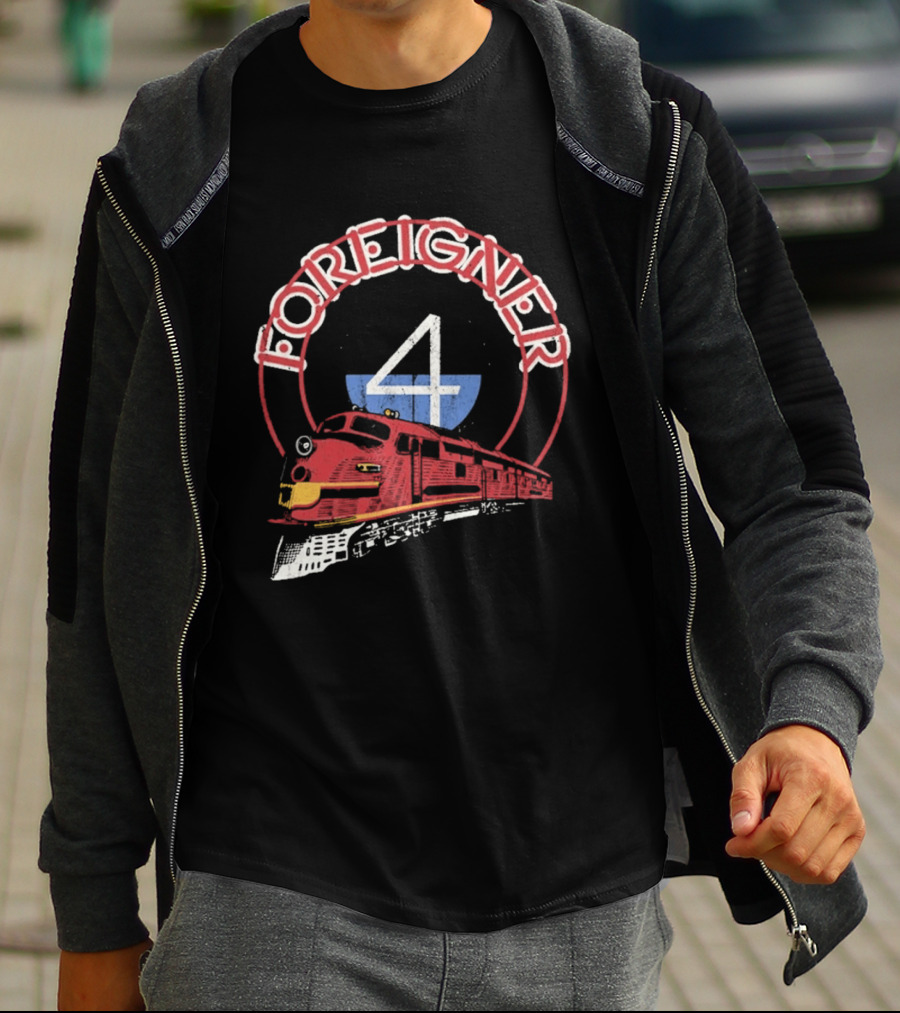 Foreigner 4 Train Red T-Shirt