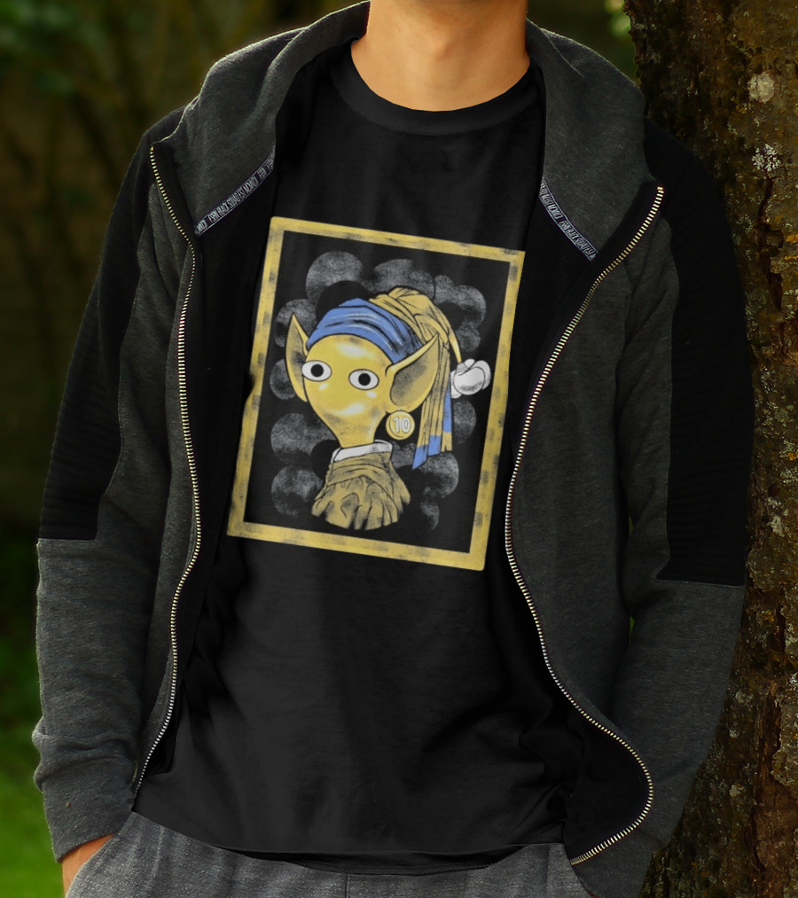 Girl With A Pellet Earring Alien Number 10 T-Shirt